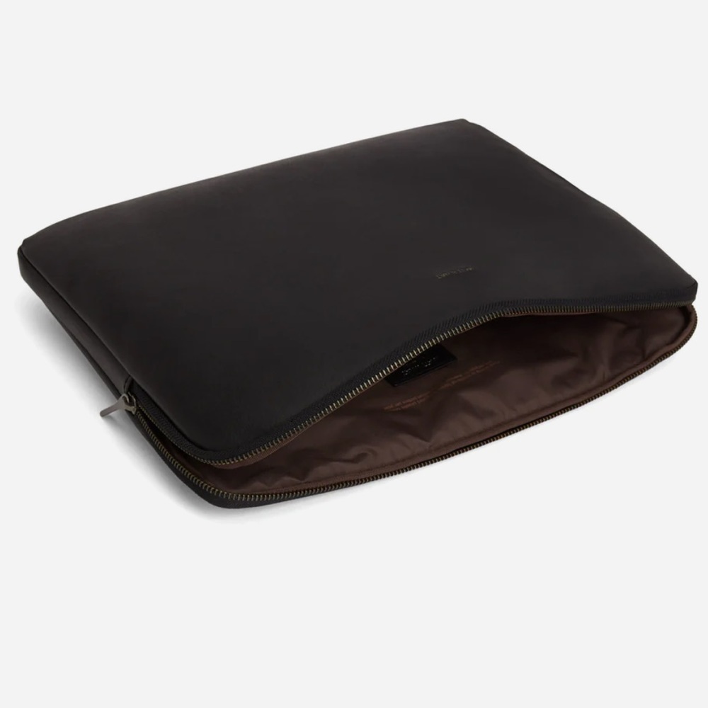 Matt and Nat Black Laptop Sleeve 15 Inch Vegan Padded Tablet